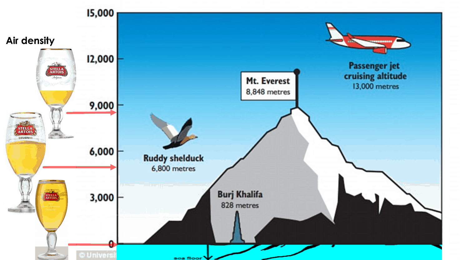 Oxygen Elevation Chart