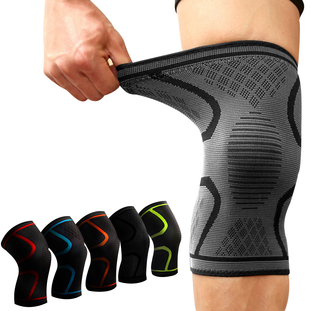FXMQ Knee Brace Support Knee Sleeves Fitness Running Cycling Elastic Nylon Sport 