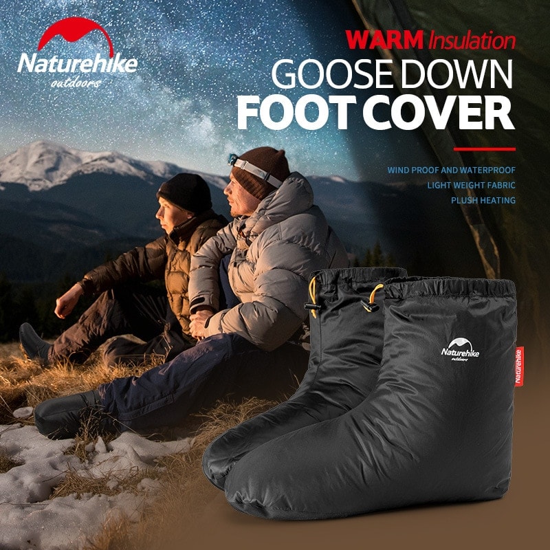 Naturehik Goose Down Slippers Ultralight Indoor Warm Long Journey Sleeping Bag Accessories Camping Outdoor