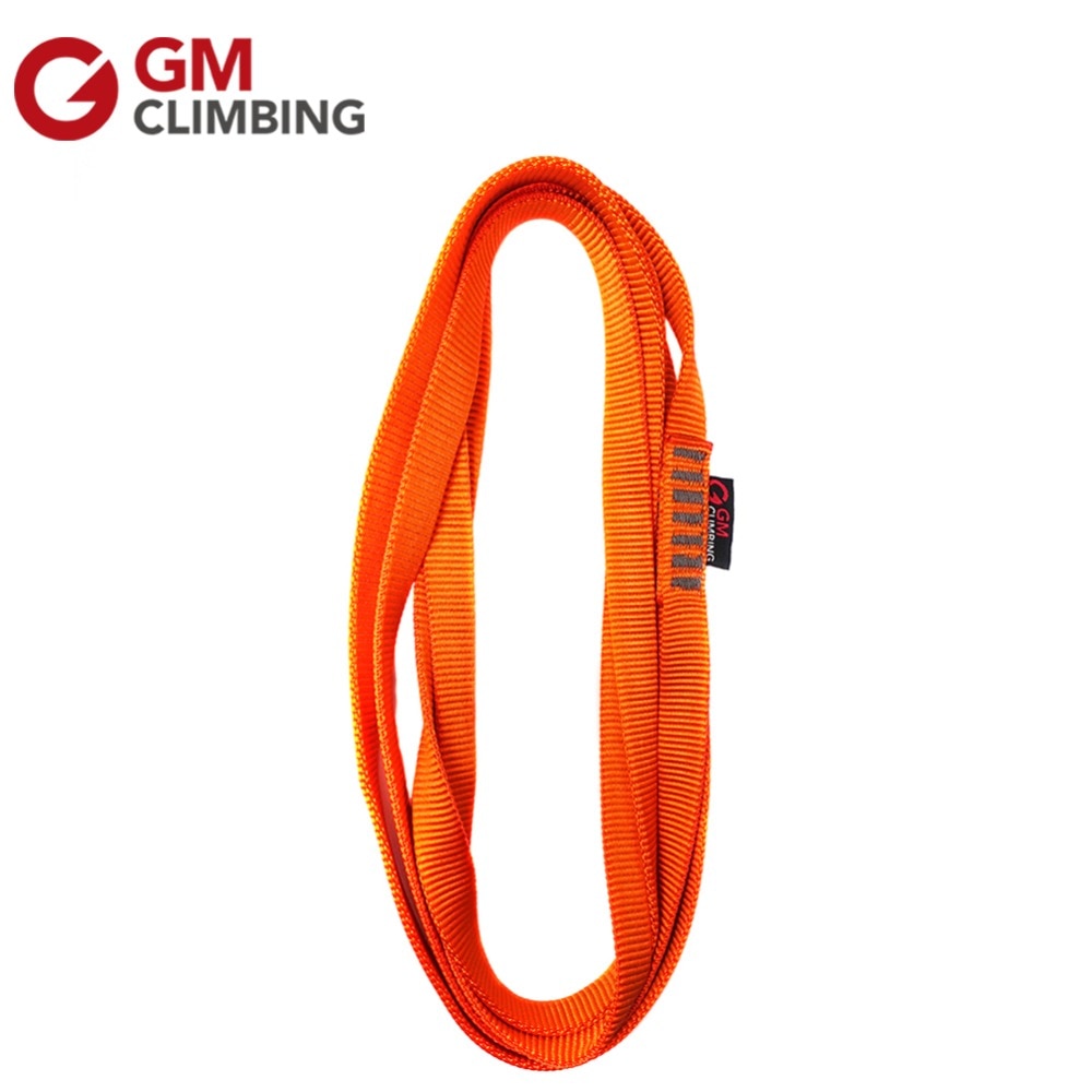 22kN 120cm / 60cm Climbing Sling CE Nylon Climbing Rope Cord Bearing Strap Flat Belt Mountaineering Equipment Rappel Arborist