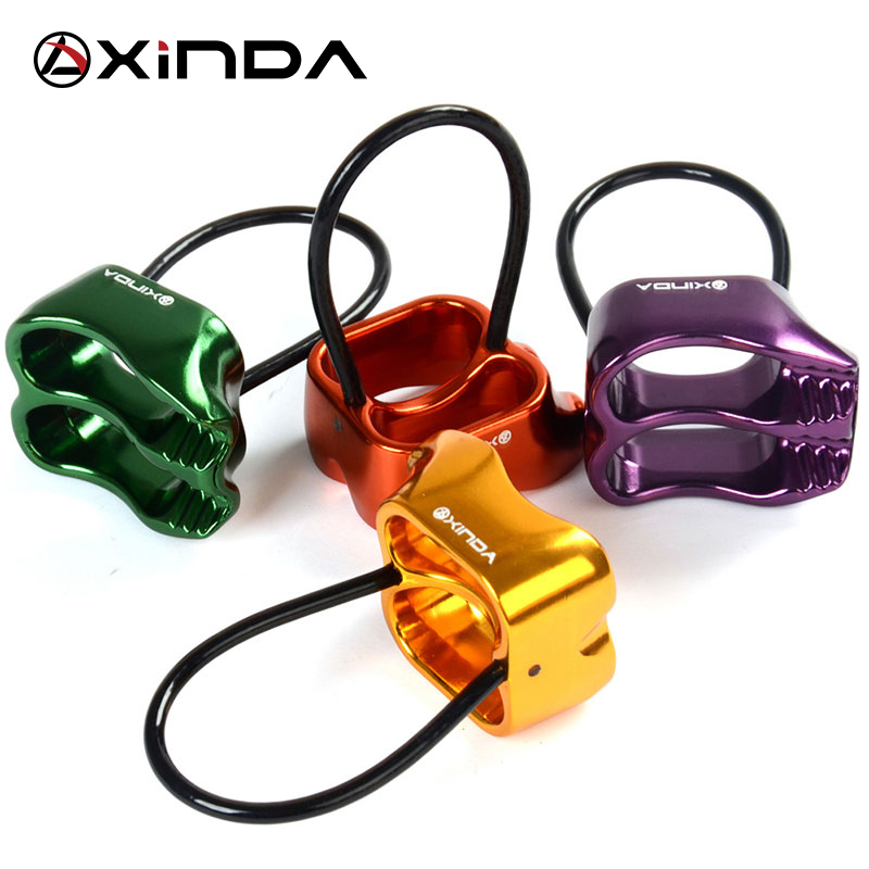 XINDA 25KN Professional Rappel ATC Belay Device Aluminum Descender Outdoor Camping & Hiking Rock Climb Equipment XD-8603