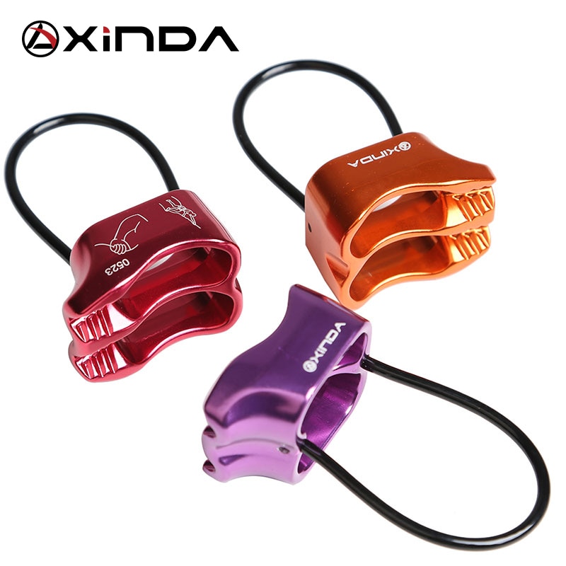 XINDA 25KN Professional Rappel ATC Belay Device Aluminum Descender Outdoor Camping & Hiking Rock Climb Equipment XD-8603