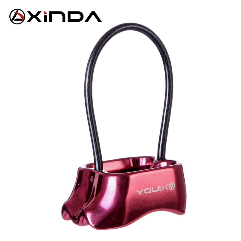 XINDA 25KN Professional Rappel ATC Belay Device Aluminum Descender Outdoor Camping & Hiking Rock Climb Equipment XD-8603