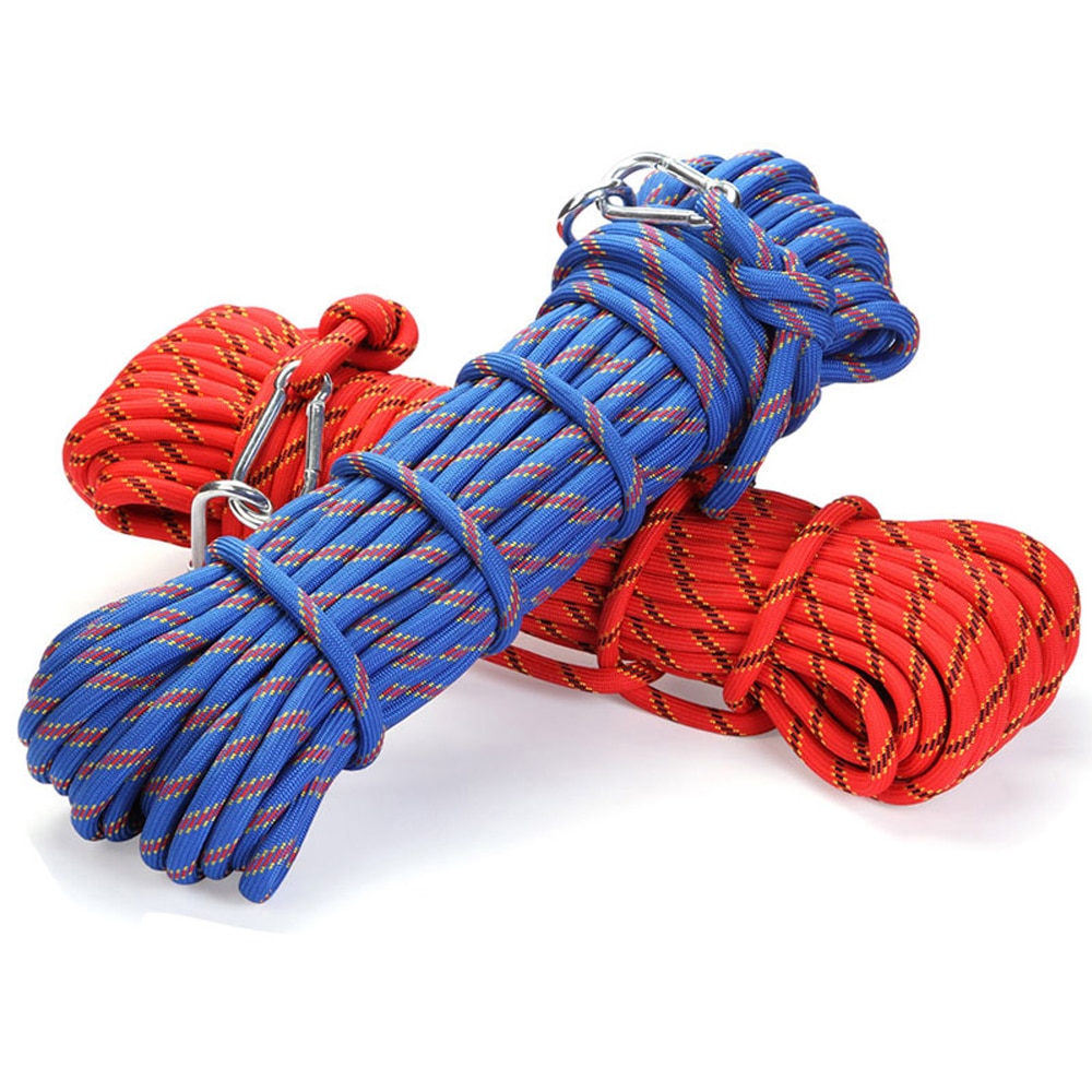 XINDA Escalada Professional Rock Climbing Rope Outdoor Hiking Accessories 10mm Diameter 3KN High Strength Cord Safety Rope