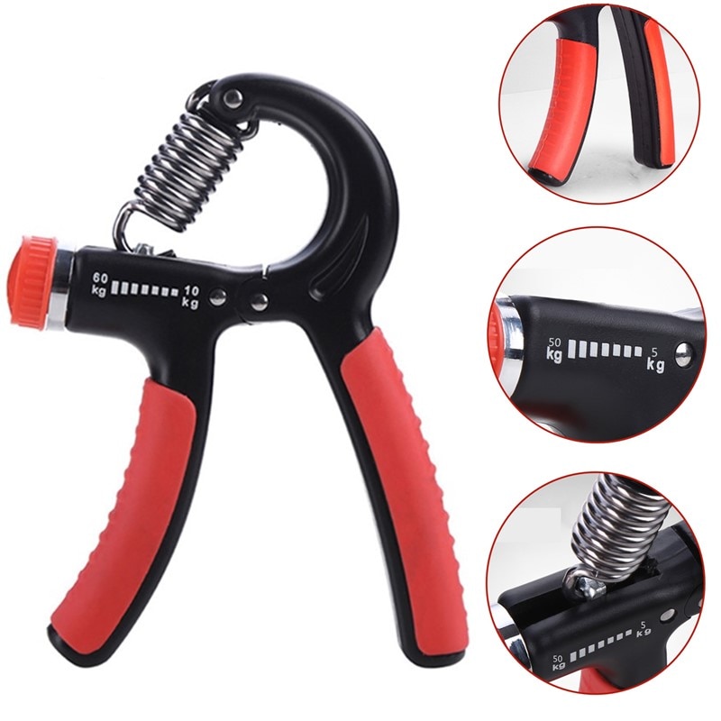 Set of 3 Multifunction Hand Grip Wrist Strengthener Forearm Grip Workout Kit Adjustable Hand Gripper Exerciser Fitness Equipment