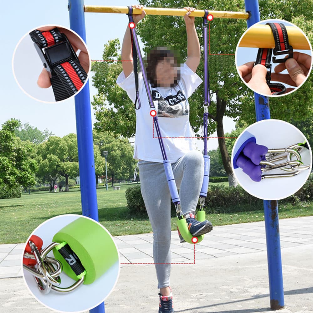 ALBREDA Sport Fitness door Resistance Band Pull up Bar Slings Straps horizontal bar Hanging Belt Chin Up Bar Arm Muscle Training