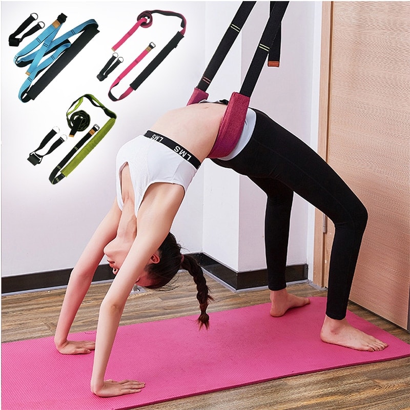 Adjustable Yoga Ballet Sports Pull Strap Multi-functional  Increase Legs Strength Fitness Belt Flexibility Legs Training Stretch