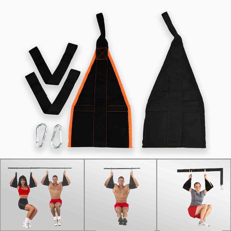 AB Sling Straps Abdominal Hanging Belt Chin Up Sit Up Bar Pullup Heavy Duty Muscle Training Belt Muscle Training Equipment