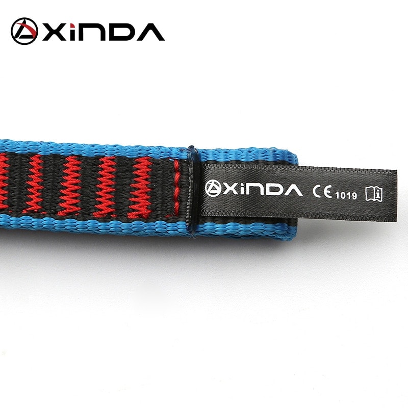 Xinda Outdoor Rock Climbing Belt Support Protective Sling High Strength Wearable Polyester Belts Moutaineering Equipment kits