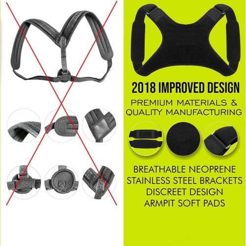 Medical Adjustable Clavicle Posture Corrector Men Woemen Upper Back Brace Shoulder Lumbar Support Belt Corset Posture Correction