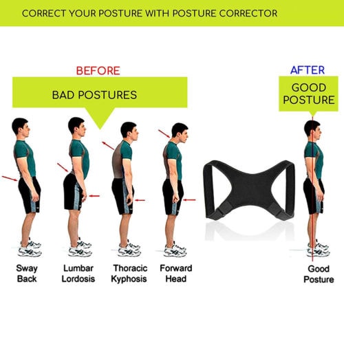 Medical Adjustable Clavicle Posture Corrector Men Woemen Upper Back Brace Shoulder Lumbar Support Belt Corset Posture Correction