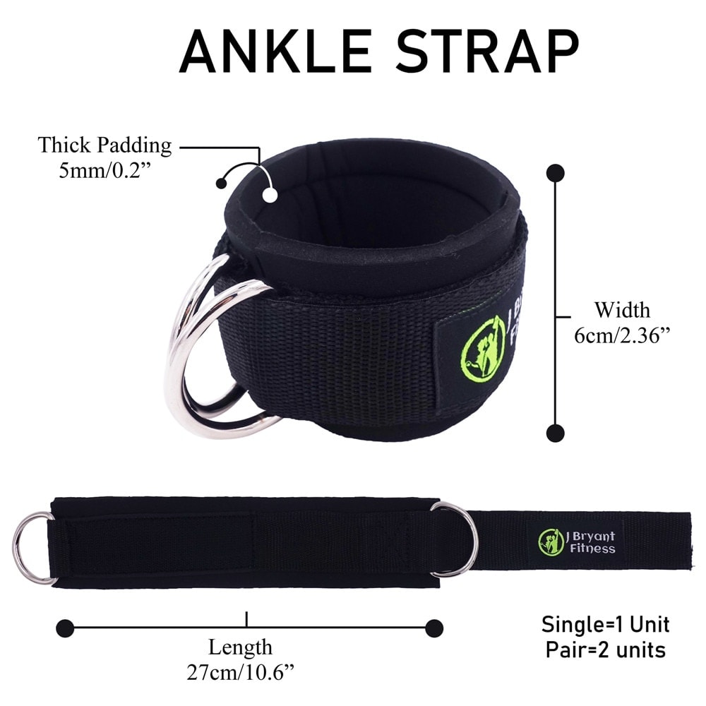 Barbell Pad with Ankle Straps and Hip Band