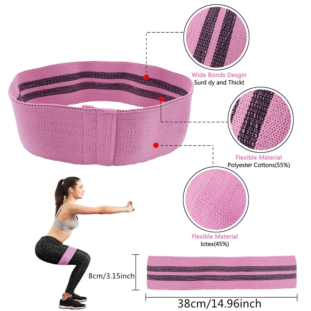 Barbell Pad with Ankle Straps and Hip Band