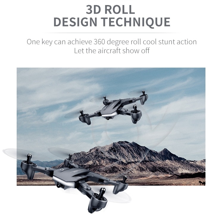 Folding Metal Drone with Dual Camera