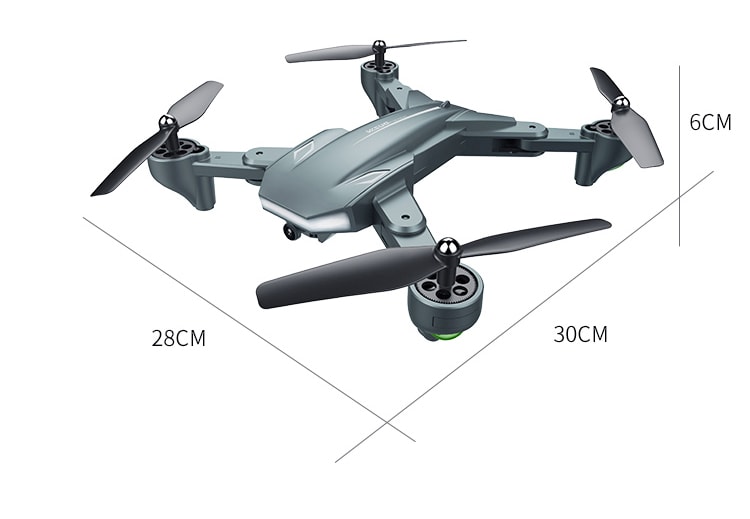 Folding Metal Drone with Dual Camera