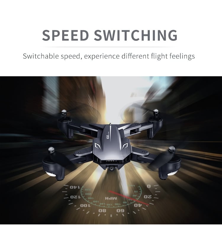 Folding Metal Drone with Dual Camera