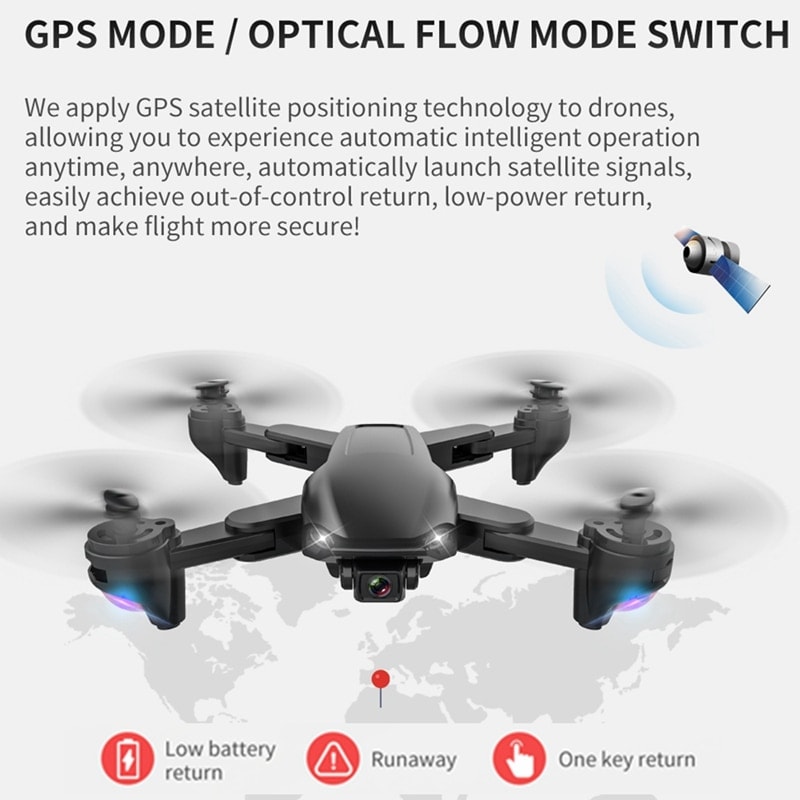 FEMA SG701/ SG701S RC GPS Drone with 5G WiFi FPV 4K Dual HD Camera Optical Flow Foldable Quadcopter Mini Dron PK E520S SG907