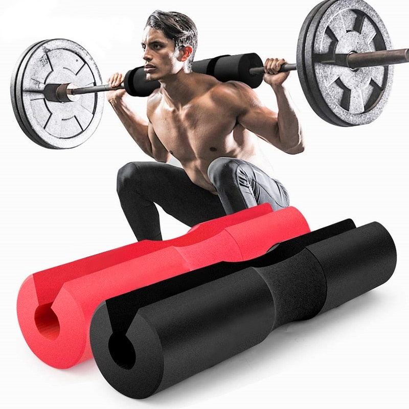 Barbell Pad Pull Up Squat Bar Shoulder Back Protect Pad Grip Support Weight Fitness Weightlifting