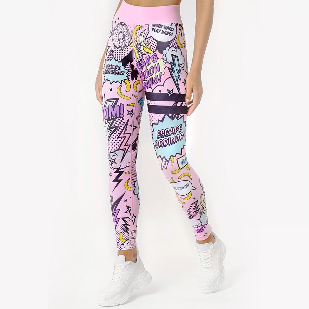 GYM Set Women Tracksuit Graffiti Sportswear Yoga Set Tracksuit For Women, Workout Set Clothes Gym Clothes 2 Piece Set Leggings