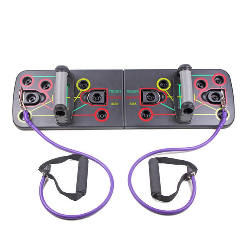 9 in 1 Push Up Rack Board  Body Building Fitness Exercise Tools Men Women Push-up Stands Body Building Training Gym Exercise