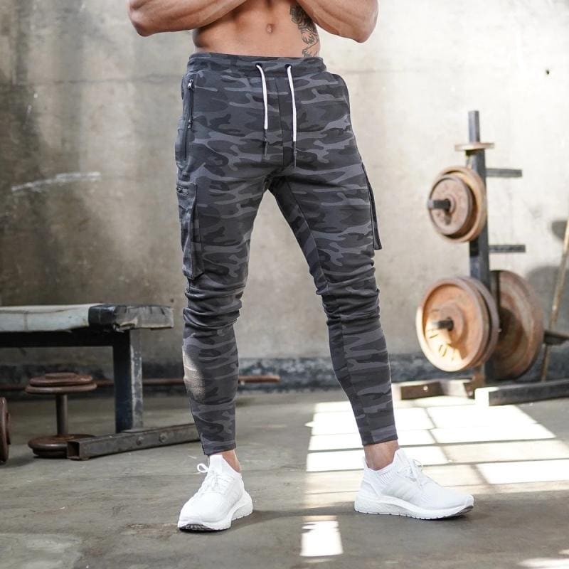 Camo Sport Pants Men Fitness Men Joggers Running Workout Training Pants Sportwear Trousers Male Gym Cargo Pants Men Sweatpants