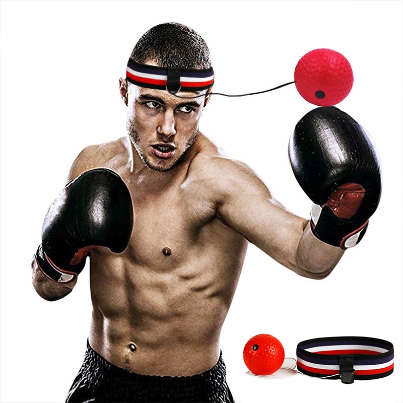 Boxing Reflex Speed Punch Ball Sanda Boxer Raising Reaction Force Hand Eye Training Stress Gym Boxing Muay Thai Exercise Agility