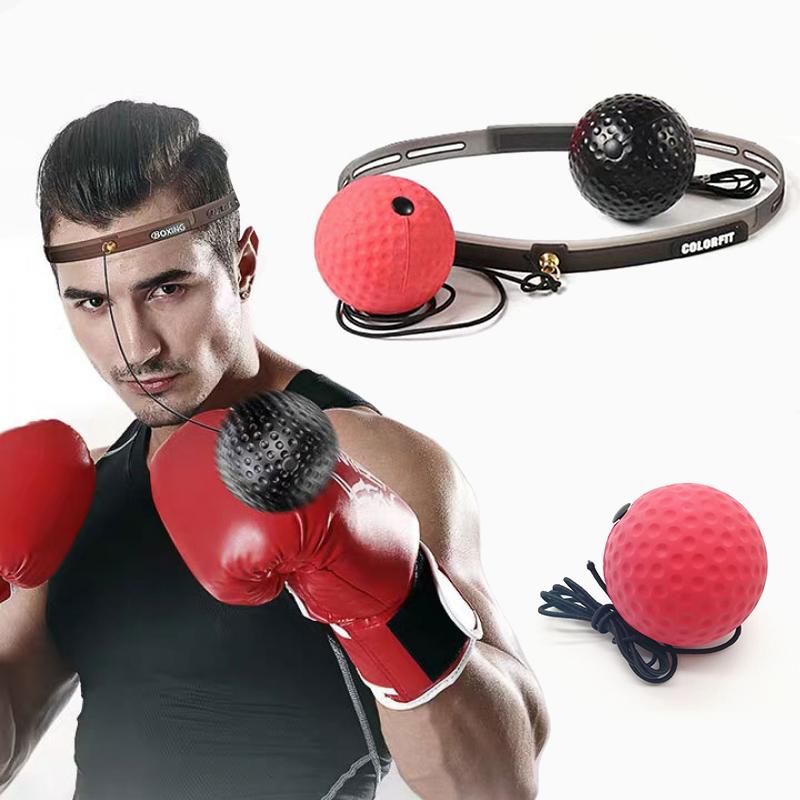 Boxing Reflex Speed Punch Ball Sanda Boxer Raising Reaction Force Hand Eye Training Stress Gym Boxing Muay Thai Exercise Agility
