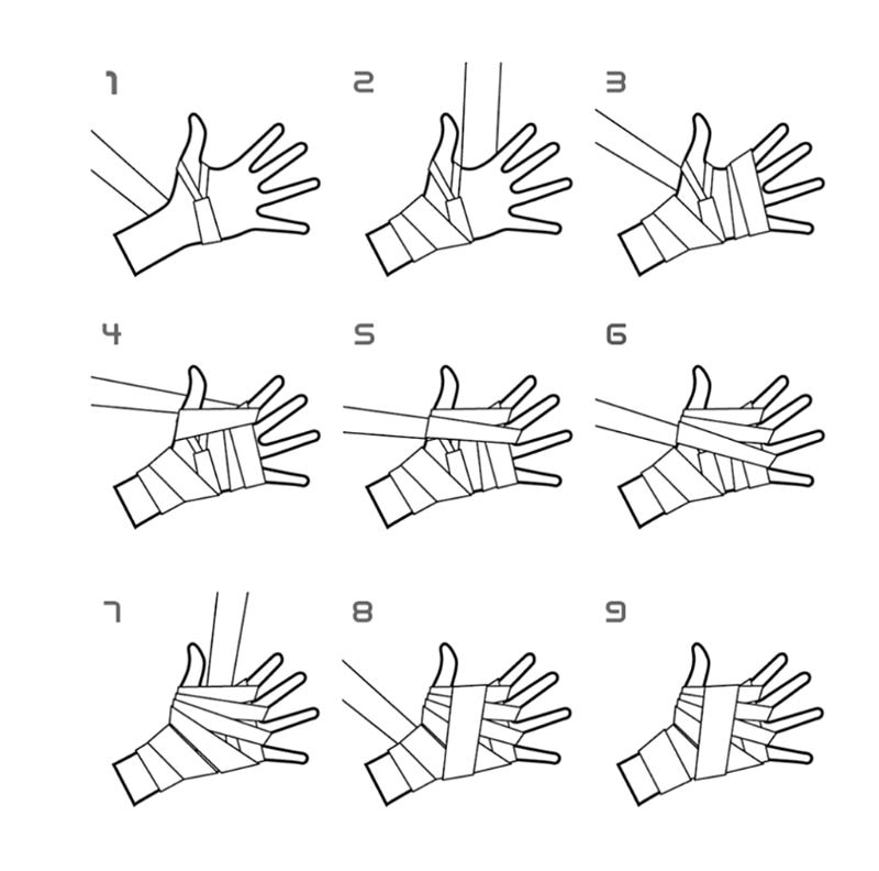 2.5m Cotton Bandage Boxing Wrist Bandage Hand Wrap Combat Protect Boxing Kickboxing Muay Thai Handwraps Training Gloves sport