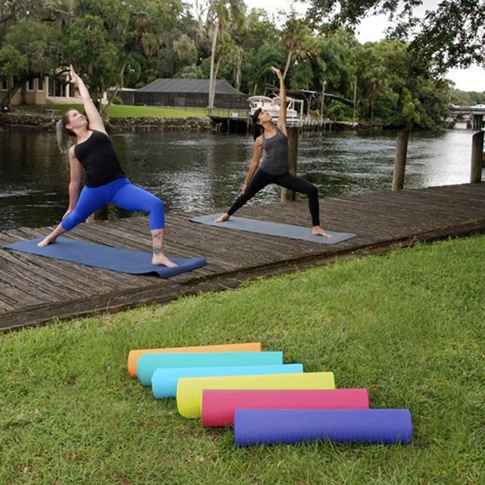 1pc Newest Folding Gymnastics Mat 4mm Fitness Yoga Mat Pad Non-Slip Lose Weight Waterproof Sport Mat Exercise Moisture-proof Pad