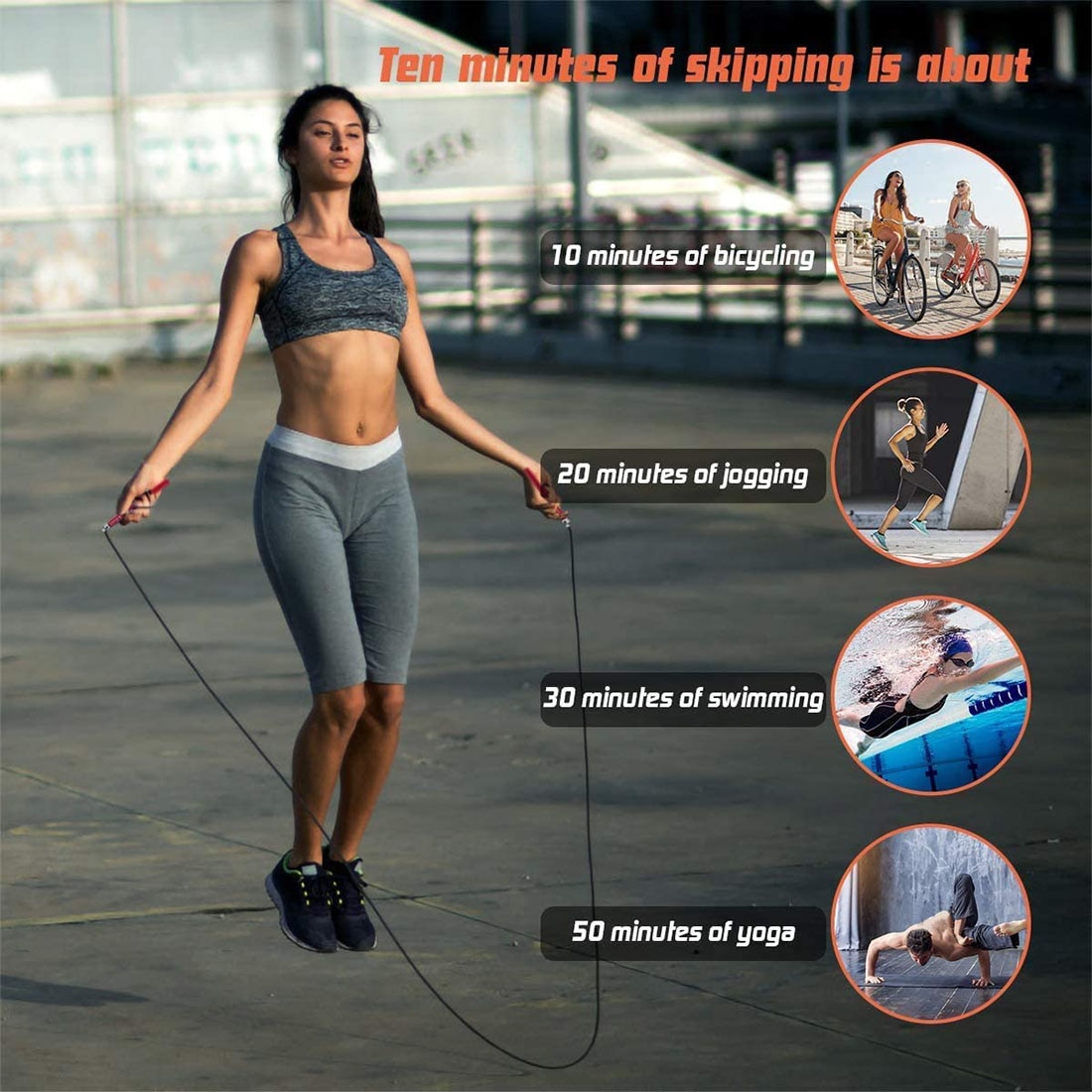 Bearing Skipping Rope Jumping Rope Crossfit Men Workout Equipment Steel Wire Home Gym Exercise and Fitness MMA Boxing Training