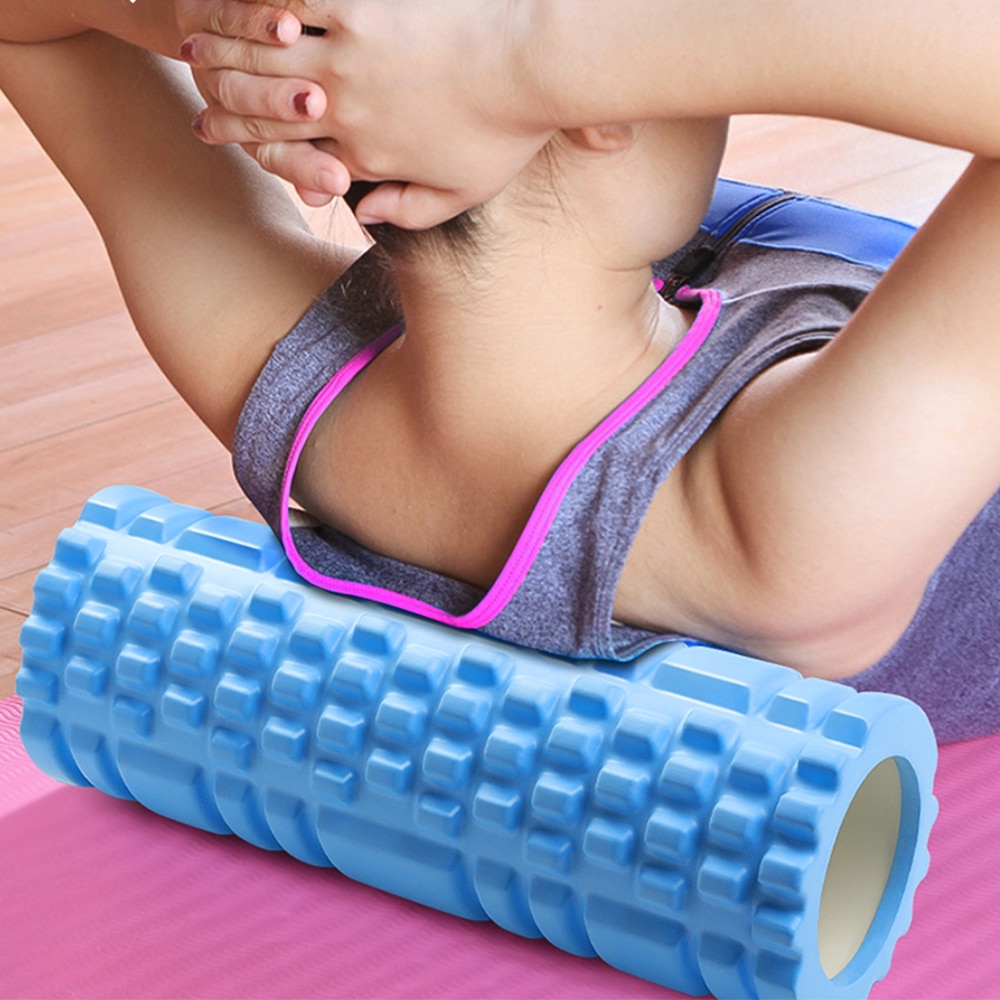 33cm Sport Fitness Foam Roller Yoga Block  Gym Pilates Yoga Exercise Back Muscle Massage Roller Home Training Equipment