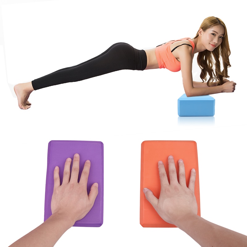 EVA Gym Blocks Foam Brick Training Exercise Fitness Set Tool Yoga Bolster Pillow Cushion Stretching Body Shaping Health Training