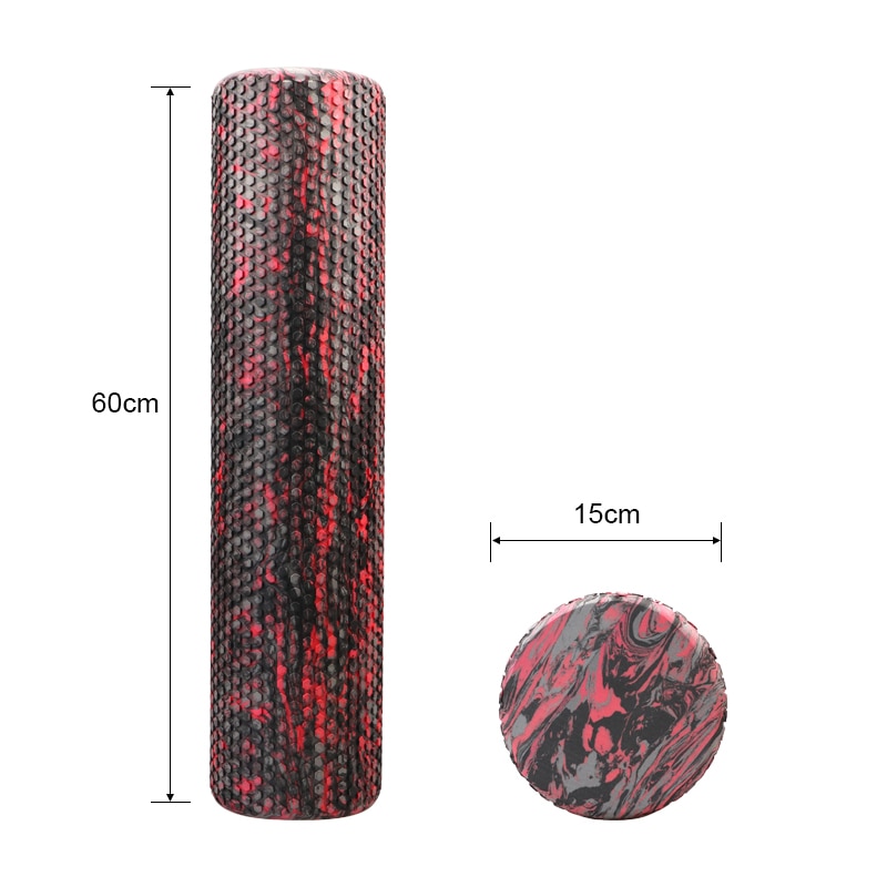 60/45cm Yoga Column Yoga Block Pilates Eva Foam Roller Massage Roller Muscle Tissue for Fitness Gym Yoga Pilates Sports