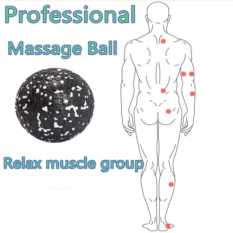 EPP Fitness Peanut Massage Ball Set Lacrosse ball for Shoulder Back Legs Rehabilitation Therapy Training