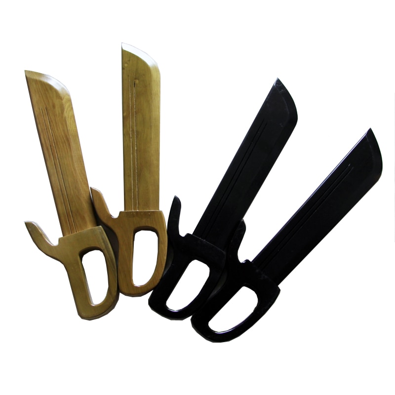 Martial Arts Equipment Wing Chun Eight Chopping Blade Pure Wood Butterfly Double Wing Chun Performance Blade