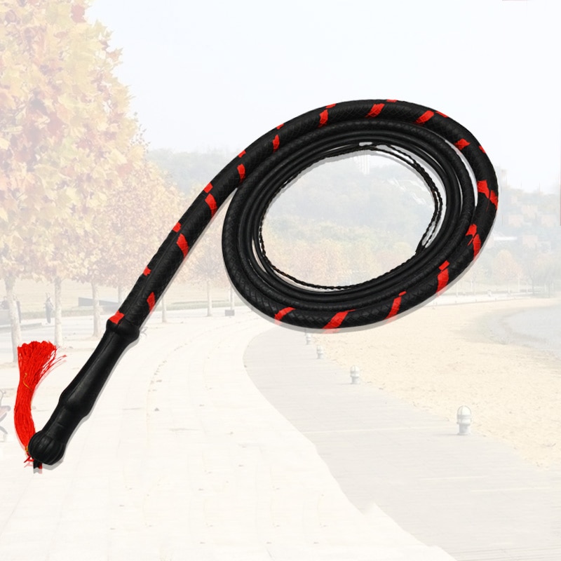 Kung Fu Whip Integrated Rubber Whip Martial Arts Fitness Whip Kung Fu Weapons