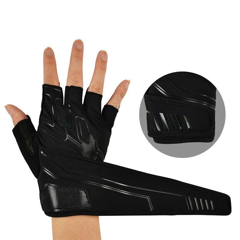 Leather Weight lifting Fitness Gloves Anti-slip Wrist Support Training Gym Gloves for Men Women