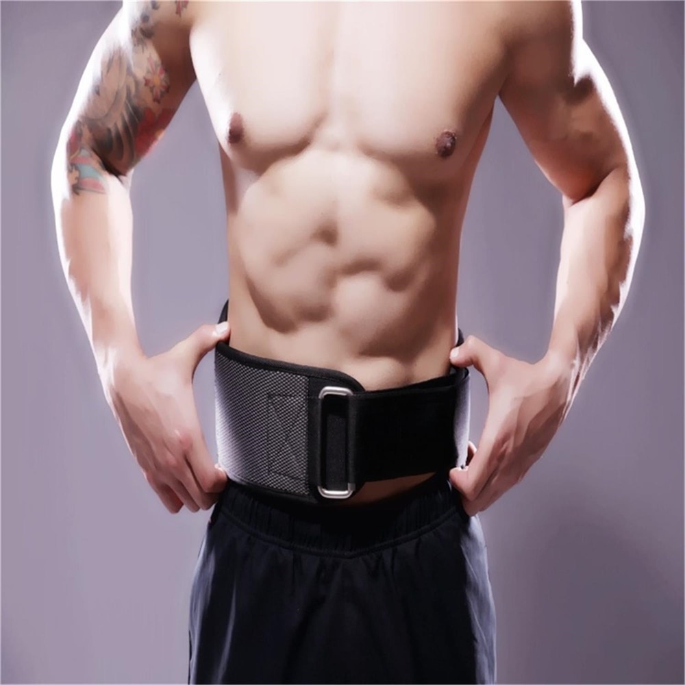 Durable Nylon Weight Lifting Belt Crossfit Dumbbells Gym Belt Fitness Training Belt EF0010 gym accessories lifting belt