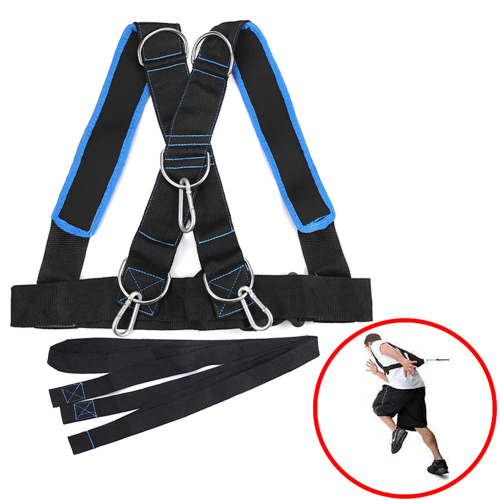 Home Gym Fitness Body Trainer Sled Harness Vest Speed Running Strength Harness Strong Harness Fitness Exercise Equipment