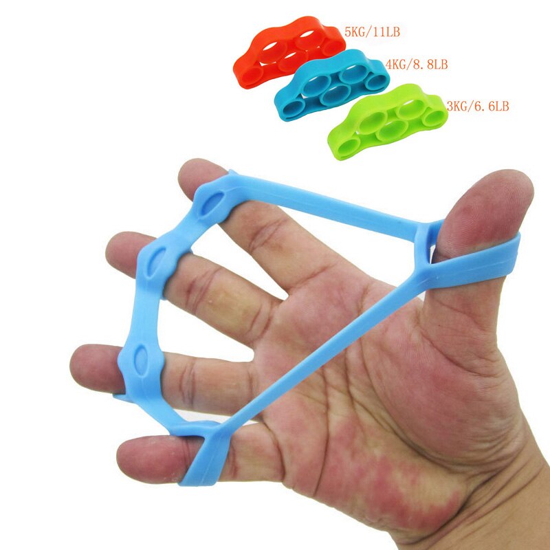 Outdoor Strength Training Equipment Trainer Silicone Finger Gripper Resistance Band Wrist Yoga Stretcher Wrist Rock Climbing