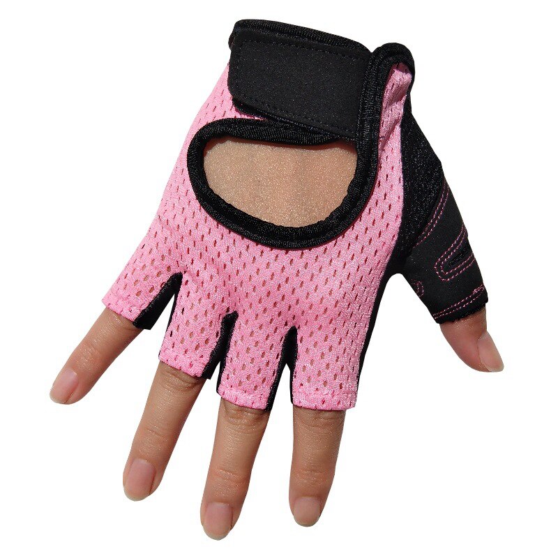 Summer men/women fitness gloves gym weightlifting cycling yoga bodybuilding training thin breathable non-slip half finger gloves