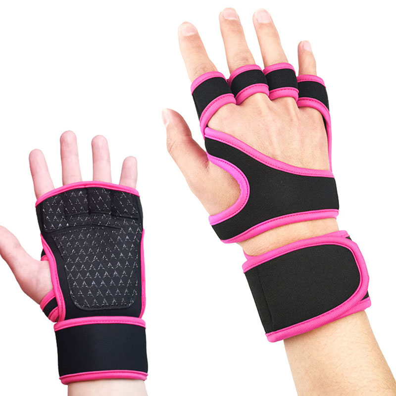 Gym Weightlifting Gloves Fitness Half Finger Gloves Crossfit  Workout Non-Slip Cycling Yoga Strength  Training Wrist Support