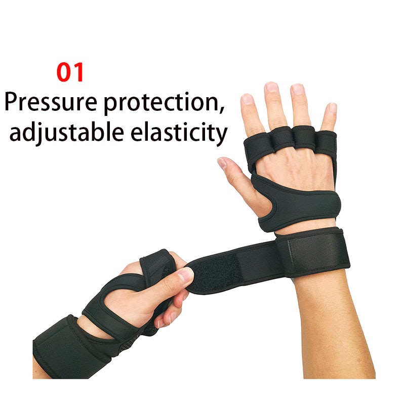 Gym Weightlifting Gloves Fitness Half Finger Gloves Crossfit  Workout Non-Slip Cycling Yoga Strength  Training Wrist Support