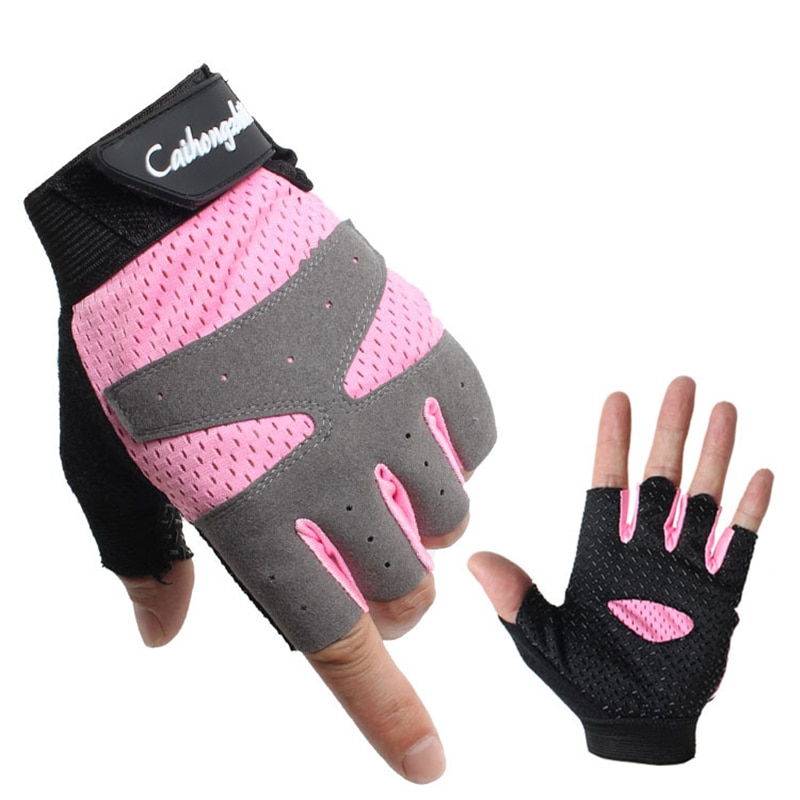 Summer sports fitness gloves women gym Bodybuilding weightlifting dumbbells yoga training sport equipment breathable non-slip