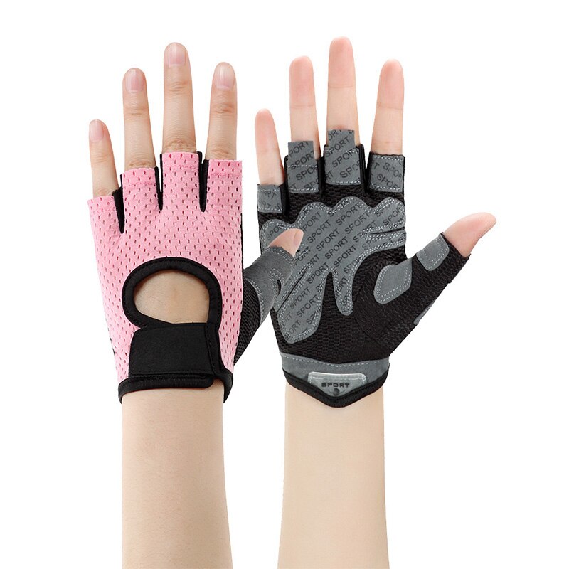 new Summer fitness sport gloves female half finger weightlifting yoga breathable thin slip resistant wear gym equipment training