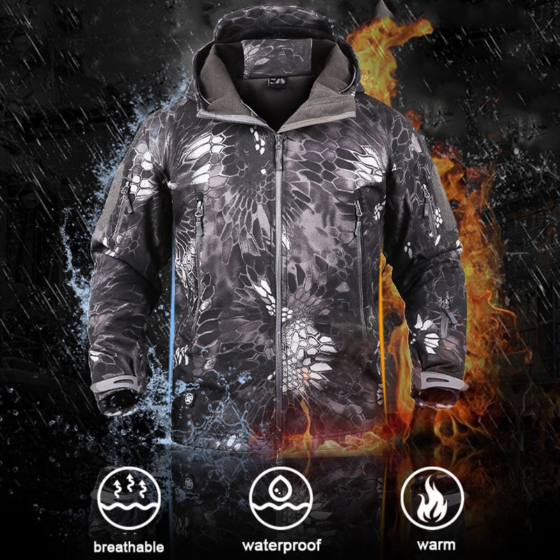 Tactical Windproof Waterproof Jacket - Mountainotes LCC Outdoors