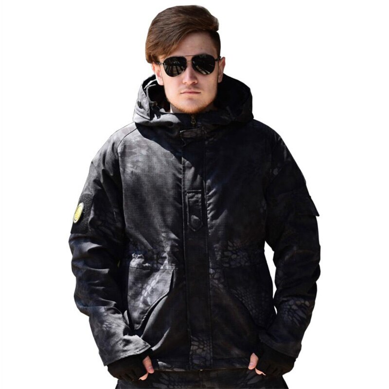 2019 New Sport Gear Outdoor Jacket Camouflage Hunting Clothes Men Tactical Military Uniform Windproof Keep Warm Windbreaker