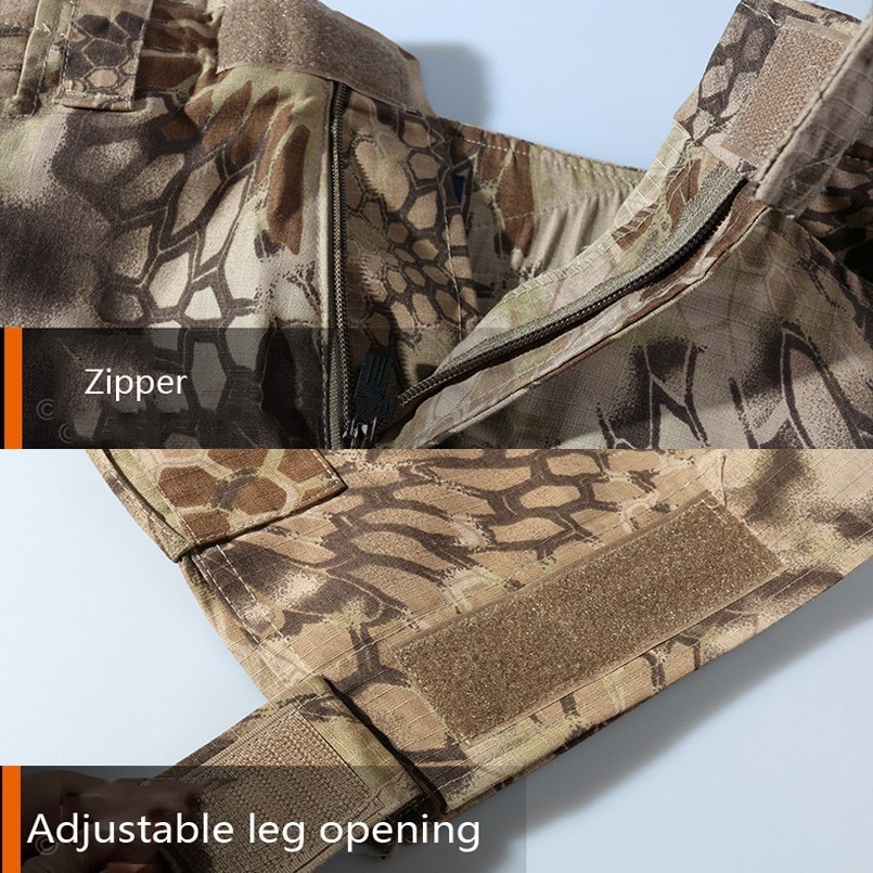 Outdoor Pro Military Tactical Camouflage Camping Hiking Pants Man Army Rip-Stop Sports Pants Anti-pilling Combat Trousers