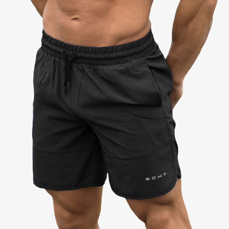 Summer Mens Gym Fitness Shorts Bodybuilding Run Jogging Workout Male 2018 Brand Short Pants Knee Length Sweatpants Sportswear