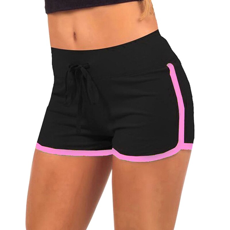 Fashion Women Lady Cotton Sport Shorts Mid Waist Elasticity for Summer Beach Sexy Short Women's Clothing Fitness Shorts